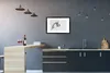MuchoWow® MuchoWow® Gerahmtes Poster Pferd - Weiß - Grau Produktbild-Vorschau 2