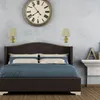 Relaxdays Wandlampe, 2er Set, Stoff-Schirm, antikes Design, Produktbild-Vorschau 2