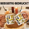11. Geburtstag Geschenk Tasse Becher Jungen Jungs Baustelle Produktbild-Vorschau 2