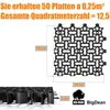 BigDean Rasengitter Kunststoff 50 Stück a 50 x 50 x 4 cm - Produktbild-Vorschau 5