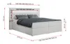 Boxspringbett 160x200 mit Led, Polsterbett 160x200 mit LED Produktbild-Vorschau 6