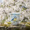 Tasse aus Porzellan Blossom time  - Blaumeise an Produktbild-Vorschau 3
