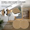 ECD Germany WPC Terrassenfliesen, 60x30 cm, 24er Spar Set Produktbild-Vorschau 5