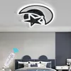 Lampada da soffitto a led Lampada da soffitto nera Moderna Anteprima dell’immagine prodotto 4