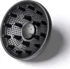 A close-up studio shot of a black hair dryer diffuser attachment. Anteprima dell’immagine prodotto