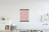 MuchoWow® Textilposter Pantherdruck - Rosa - Aquarellfarbe Produktbild-Vorschau 2