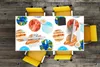 Schreibtischmatte Tischunterlage 120x60 cm Mauspad - Bunte Produktbild-Vorschau 2