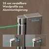 doporro Duschwand für Badewanne Badewannenaufsatz 90x140cm Produktbild-Vorschau 8