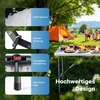 Wiltec Campingtisch klappbar 122x60x75 cm Klapptisch mit Produktbild-Vorschau 7