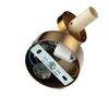 Wandleuchte mit Schalter IP44 in Messing E14 Glas Metall Produktbild-Vorschau 6