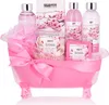 BRUBAKER Cosmetics Set da bagno e doccia con fiori di Anteprima dell’immagine prodotto 1