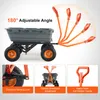 SucceBuy Dump Truck - wózek ogrodowy ze stalową ramą, Podgląd zdjęcia produktu 7