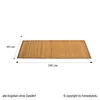 Homestyle4u Bambusmatte Braun 60x240 cm Bambusteppich Produktbild-Vorschau 4