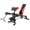 A weight bench with various attachments, shown against a white background. Produktbild-Vorschau