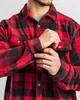 Pinewood 5063 Finnveden Canada Fleece Hemd Rot/ Schwarz Produktbild-Vorschau 6