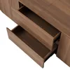 TV Lowboard 200 cm, abgerundeten Kanten & Ecken, Retro Produktbild-Vorschau 5
