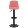 The Living Store Barhocker 2 Stk. Rosa Samt Produktbild-Vorschau 5