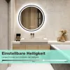 GIMBELEN LED Runder Badezimmerspiegel mit Beleuchtung, Produktbild-Vorschau 6