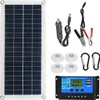 Přenosná sada 20 W solárních panelů - flexibilní 12 V s USB Náhled obrázku produktu 1