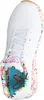 A top-down view of a white Skechers sneaker with colorful graphic accents. Náhled obrázku produktu
