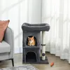 PawHut Kraboom, klein, 66 cm hoog. Kattenboom met 2 Productafbeelding-voorbeeld 2