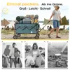 SUNULA Bollerwagen Faltbar Tragkraft 120 KG Handwagen mit Produktbild-Vorschau 3