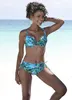 VIVANCE Bügel-Bikini türkis bedruckt Größe 38 Cup C Produktbild-Vorschau 2
