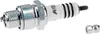 A close-up studio shot of a spark plug and a separate metal cap. Produktbild-Vorschau