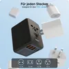 VOOMY Reiseadapter Weltweit 6-in-1 – Für 170+ Länder – Produktbild-Vorschau 5