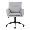 HOME DELUXE Bürostuhl CORA 100 x 60 x 70 cm  Webstoff Grau Produktbild-Vorschau 3