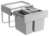 Hailo Tandem 3-fach Mülleimer Küche Einbau 50-60cm Schrank Produktbild-Vorschau 1