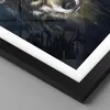 Gerahmtes Poster - Schwarzer Rahmen - Wolf Dunkel Grafik - Produktbild-Vorschau 2