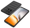A black phone case is shown next to a smartphone. Náhled obrázku produktu