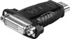 Goobay 68098, HDMI, DVI-D, Schwarz Produktbild-Vorschau 1