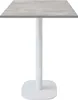 Stehtisch 60 x 60 cm – rundes Modell, Fuß naturbetonweiß Produktbild-Vorschau 1