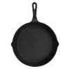 Bratpfanne - Schwarz - Gusseisen - Ø 25 cm - mit Griff Produktbild-Vorschau 17