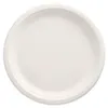 Teller, Zuckerrohr "pure" ungeteilt Ø 26 cm · 2 cm weiss Produktbild-Vorschau 1