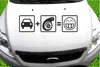 Indigos UG - Aufkleber Heckscheibe & Motorklappe DE2034 - Produktbild-Vorschau 2