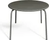 Gartentisch rund - D. 110 cm - Metall - Anthrazitgrau - Produktbild-Vorschau 6
