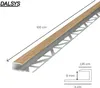 Dalsys Übergangsprofil Abschlussprofil 100cm für 8mm Produktbild-Vorschau 2