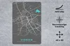 MuchoWow® Mauspad Mousepad Stadtplan - Deutschland - Blau - Produktbild-Vorschau 2