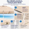 Fleau Goods Parasol de plage - Parasol plage/jardin  Voir les images du produit 3