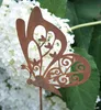 Rostikal Schmetterling Gartenstecker 50 cm Gartendeko Produktbild-Vorschau 3