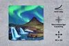 MuchoWow® Mauspad Mousepad Nordlicht - Sternenhimmel - Produktbild-Vorschau 2