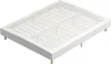 DEWINNER Sommier 140x200 | Sommier Tapissier en Tissu Blanc Voir les images du produit 4
