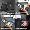 Mini Geldbörse Geldbörse Herren Slim Wallet RFID Blocking Produktbild-Vorschau 5