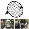 6.3" Retro Motorrad Grill Seite Mount Scheinwerfer Lampe Produktbild-Vorschau 6