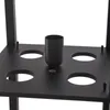 Lindby Stehleuchte Birta, Ablage, Holz, schwarz, 159cm Produktbild-Vorschau 5