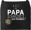 Grill-Schürze Küchenschürze mit Spruch Bei Papa schmeckt`s Produktbild-Vorschau 1