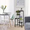Portavasi Relaxdays, 3 ripiani, metallo e plastica, A x L x Anteprima dell’immagine prodotto 3